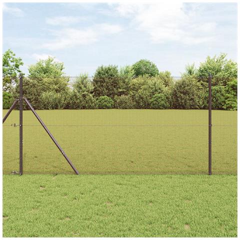 Recinzione in Rete Metallica Rossa 1.5x10 m in Acciaio - Foto 2