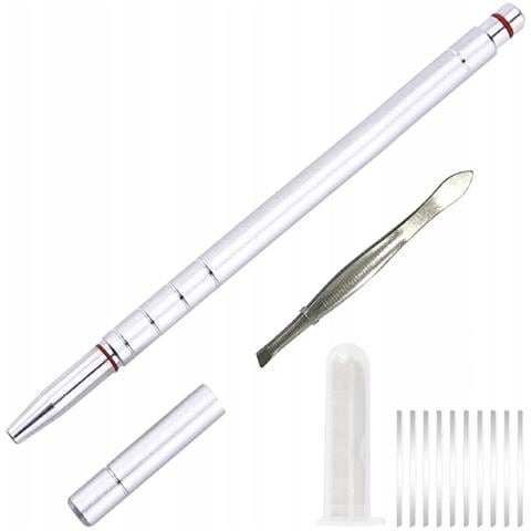 Rasoio A Lama Rasoio Matita Per Definire I Peli Della Barba Nei Capelli Barba Di Colore Argento - Foto 1