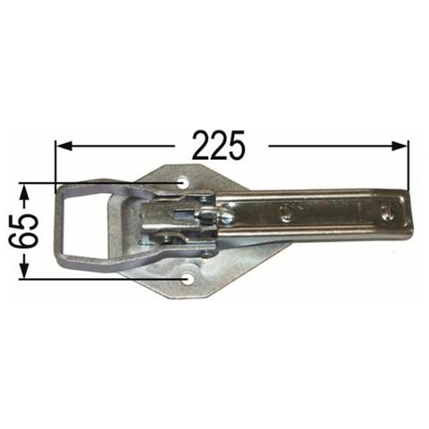 Chiusura Per Rimorchio 225x65mm Confezione Da 2 Pezzi - Foto 1