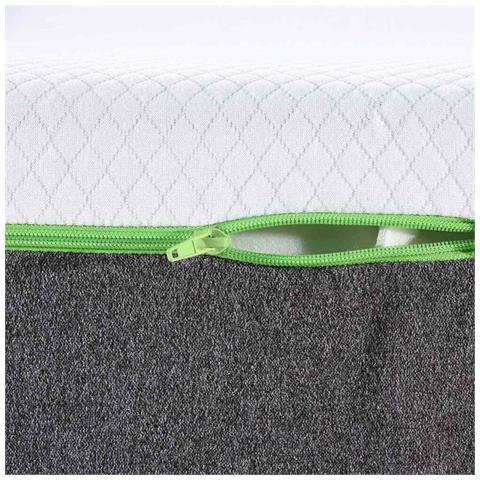 Materasso Bianco e Grigio 140 x 200 cm Molle Insacchettate - Foto 9