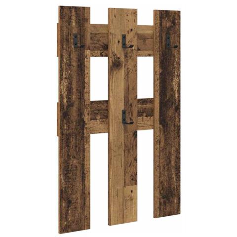 Appendiabiti a muro Legno vecchio 65 x 3 x 100 cm - Foto 1
