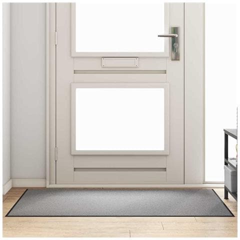 Tappetino Grigio e Nero 90 x 150 cm Polipropilene e vinile - Foto 2