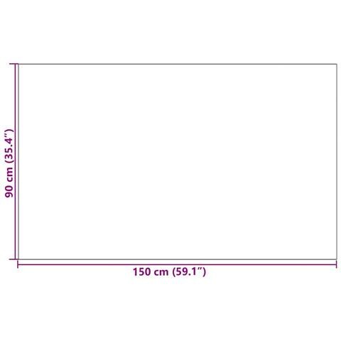 Tappetino Grigio e Nero 90 x 150 cm Polipropilene e vinile - Foto 5