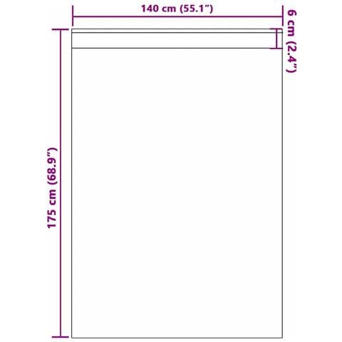 Tende con tende 2 pcs Rosso vino 175x140cm Poliestere - Foto 9