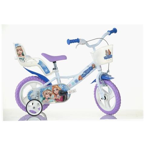Sch Snow Queen 12'' - Bicicletta Per Bambine (3-5 Anni), Ruote 12'', Telaio Acciaio, Con Accessori - Colore Bianco - Foto 1
