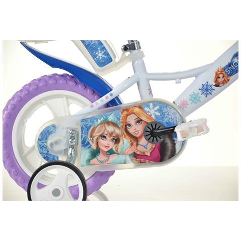 Sch Snow Queen 12'' - Bicicletta Per Bambine (3-5 Anni), Ruote 12'', Telaio Acciaio, Con Accessori - Colore Bianco - Foto 2