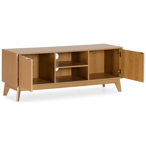 Mobile Tv Oporto 2 Ante 2 Fori Effetto Rovere - Foto 2