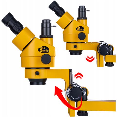 Mikroscopio Trinoculare Neptune Pro - Zoom 7-45x Con Fotocamera 51mp 4k, Lente Barlow 0.5x, Illuminatore Led 56x | Ispezione Elettronica - Foto 8