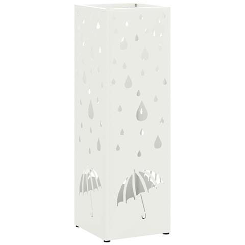 Supporto per Ombrellone Bianco 15.5 x 15.5 x 49 cm Metallo - Foto 1