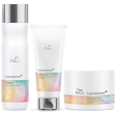 Set Colour Motion: Shampoo 250 Ml + Maschera 200 Ml + Balsamo 150 Ml - Foto 1