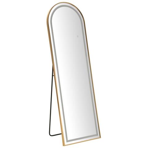 Specchio Da Terra Vkh1056-oro-vetro-50x3x160 Cm - Foto 1