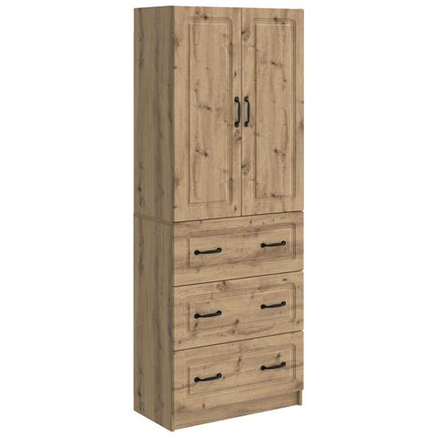 Set di armadi 2 pcs Rovere Artigianale 66 x 34,5 x 87 cm - Foto 1