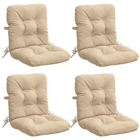 Cuscini per Sedia Alta in 4 Pezzi VIANEN 4 pcs 100% Poliestere - Foto 1