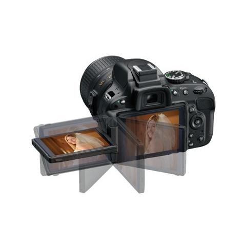 D5100 Kit 18-55 VR + 55-300 VR + SD Lexar 4 GB Risoluzione 16,2 Mpx Display orientabile da 3" Filmati Full HD Modalità Live View - Foto 8