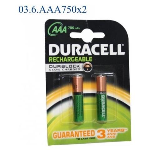 Blister 2 Pile Ricaricabili AAA Duracell 750 mAh - Foto 9