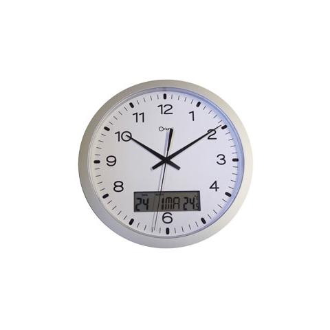 orologio da parete ø30cm con display data / temperatura cep - Foto 1