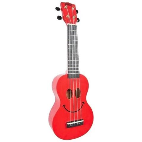 Ukulele Soprano Smile con Borsa Colore Rosso - Foto 1