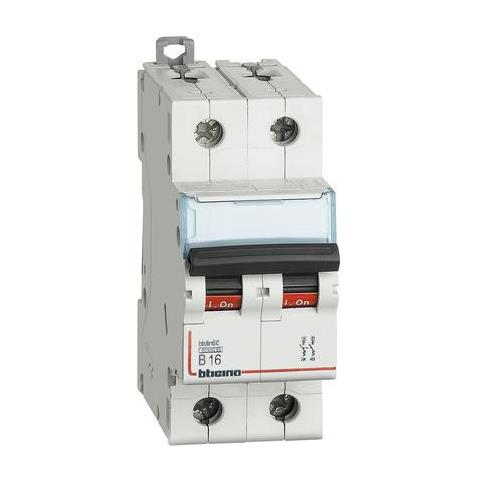 Interruttore Magnetotermico 2p 16a Curva B 6ka Fn82b16 - Foto 1
