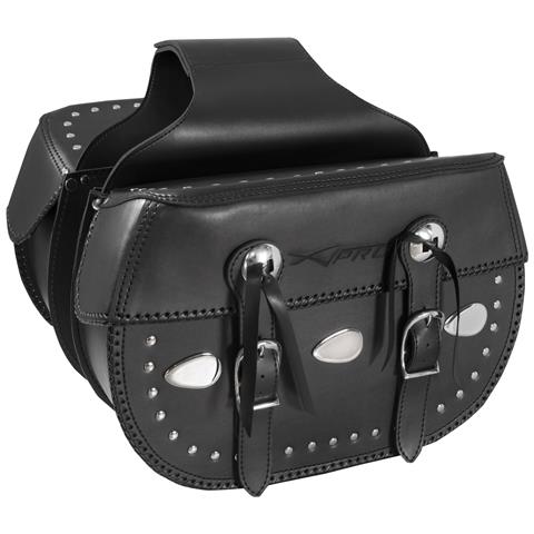 Borse Moto Borsoni Laterali Bisacce Rigide Fissaggio Sella Universali Nero - Foto 1