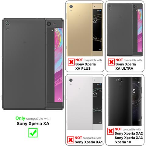 Custodia Compatibile Con Sony Xperia Xa In Grigio Chiaro Marrone - Coperchio Protettiva Con Chiusura Magnetica, Funzione Stand E Tasca Per Le Carte - Foto 8