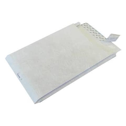 Buste A Sacco Con Strip E 3 Soffietti Pos 55 G / m² Bianco 22,9x32,4 Cm - Conf. 100 Pezzi - 0756 - Foto 1