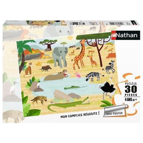 Puzzle 30 P - Gli Animali Della Savana - Foto 1