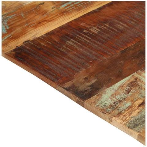 Piano Tavolo Rettangolare 70x80 Cm 15-16 Mm Legno Di Recupero - Foto 10