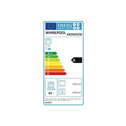 Forno Elettrico da Incasso Premium AKZ669 / IX Capacità 49 L Multifunzione Ventilato Potenza 2650 W Colore Acciaio Inossidabile - Foto 2