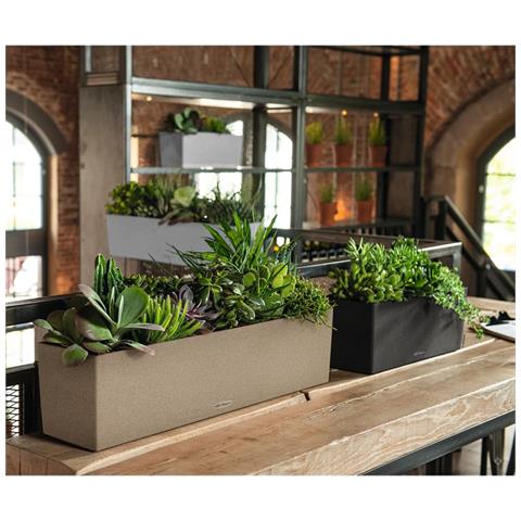 Fioriera BALCONERA Stone 80 ALL-IN-ONE Beige - Foto 4