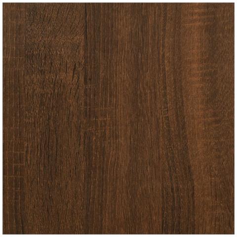Tavolino Salotto Rovere Marrone 40x40x30cm Legno Ingegnerizzato - Foto 2