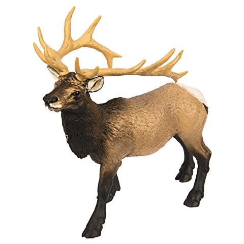 Safari Ltd Statuetta Elk Bull - Modello Dettagliato In Plastica 475 - Divertente Giocattolo Educativo Per Ragazzi, Ragazze E Bambini Dai 3 Anni In Su - Foto 1