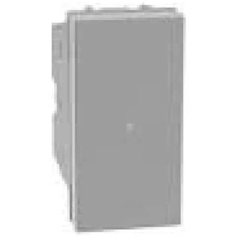 Interruttore Assiale 1p 10 Ax 1 Modulo 250vac Illuminabile Grigio Serie Matixgo - Bticino Jg4051 - Foto 1