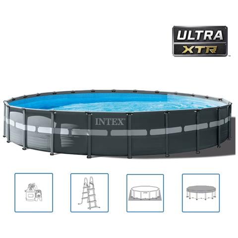 Set Piscina Rotonda Ultra Xtr Frame 732x132 Cm 26340gn - Foto 1