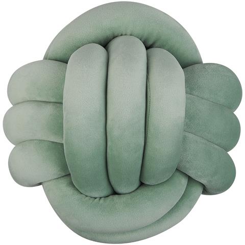 Cuscino Decorativo Malni Velluto 30 X 30 Cm Tinta Unita Verde Menta - Foto 2