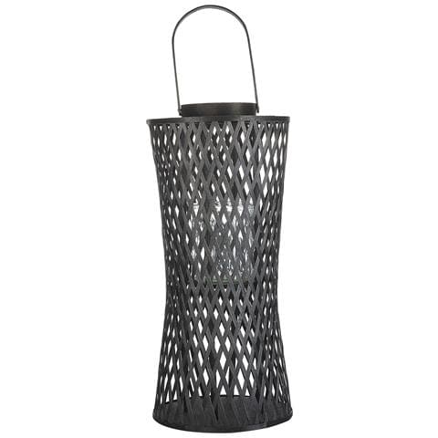 Lanterna Legno Di Bambù Nero 58 Cm Mactan - Foto 6