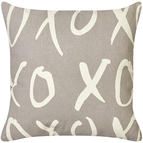 Set Di 2 Cuscini Telopea Cotone 45 X 45 Cm Grigio Scritta - Foto 7