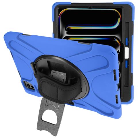 Cover Per Ipad Pro 11 2024 / M5 2025 Con Maniglia E Cinghia Di Supporto - Foto 2