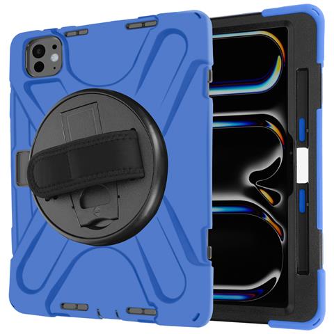Cover Per Ipad Pro 11 2024 / M5 2025 Con Maniglia E Cinghia Di Supporto - Foto 1