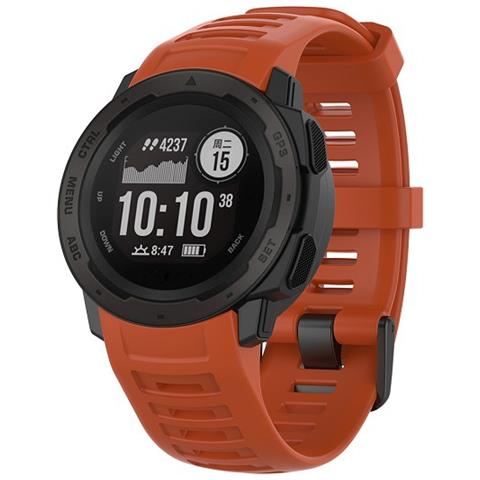 Cinturino Per Orologio In Silicone Garmin Instinct 2 Orange - Foto 3