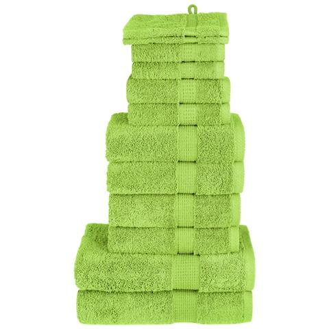 Set Asciugamani Solund 12 Pz Verdi 600 Gsm - Foto 1