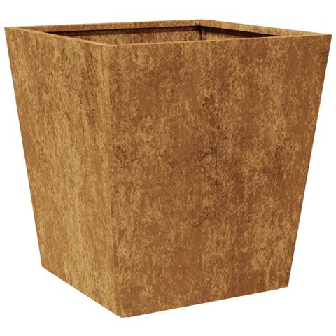 Fioriera Da Giardino 40x40x40 Cm In Acciaio Corten - Foto 1