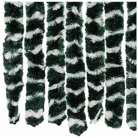 Tenda Antimosche Verde E Bianca 56x200 Cm In Ciniglia - Foto 7