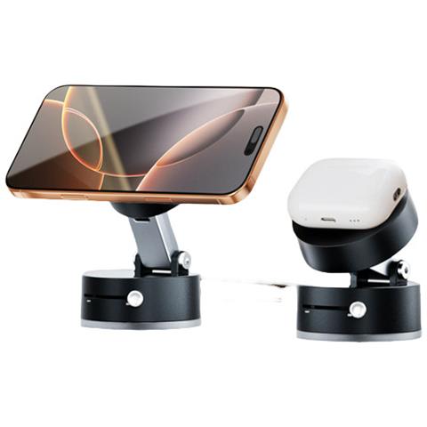 Supporto Magnetico Per Telefono Da Auto Con Supporto Pieghevole Black - Foto 2