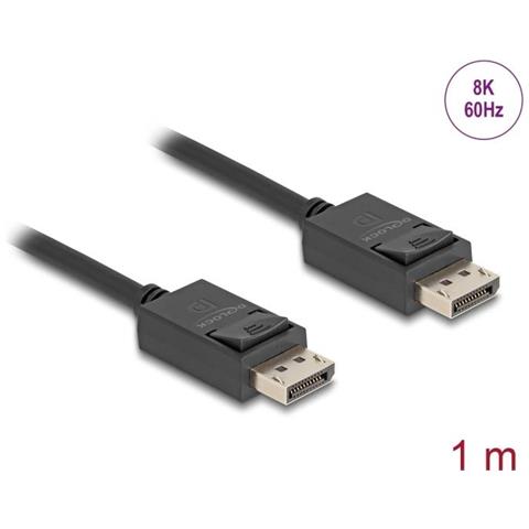 Delock Cavo Displayport 8k 60 Hz 40 Gbps 1 M - Foto 1