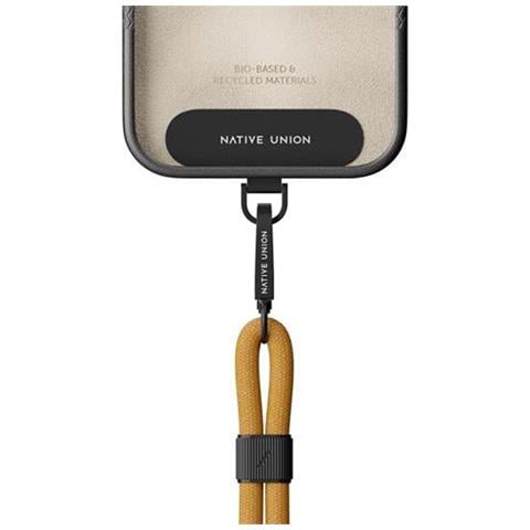 Cinghia Da Polso Universale In Poliestere Per Custodia Del Telefono, Giallo - Foto 2