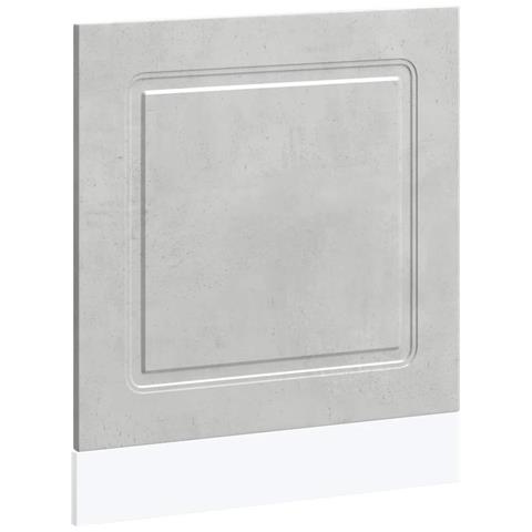 Pannello Lavastoviglie Kalmar Grigio Cemento 60x1,5x67 Cm - Foto 2
