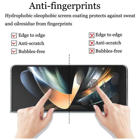 Samsung Z Fold 2 Protezione Schermo In Vetro Temperato 9d Hd - Foto 2