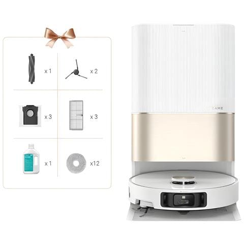 Robot Aspirapolvere e MOP Dreame X40 Ultra Completecon Stazione di Sottovuoto Colore Bianco - Foto 3