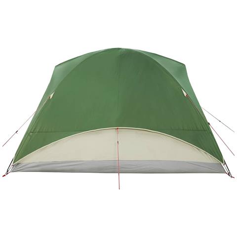 Tenda Familiare a Tunnel per 6 Persone Verde Impermeabile - Foto 8