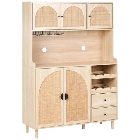 Credenza Da Cucina Campbellton 120 Cm Marrone Chiaro - Foto 2